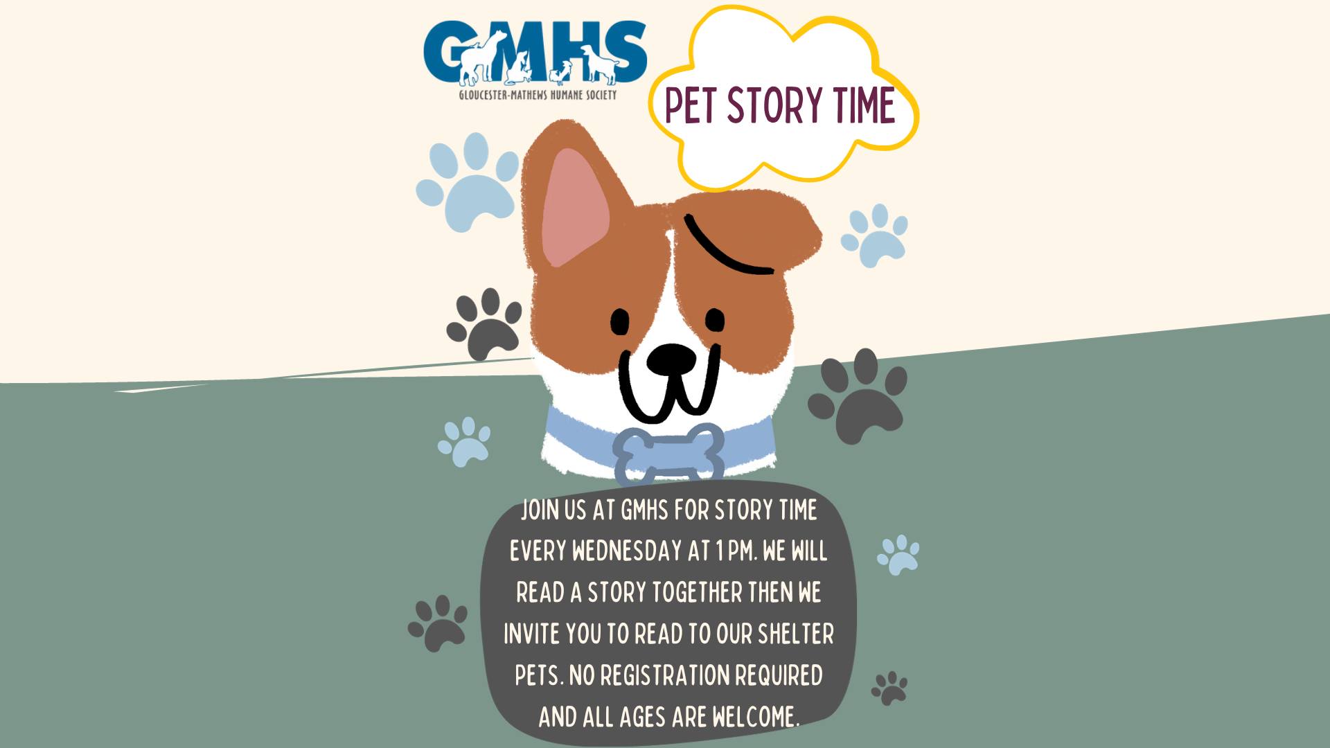 Pet Story Time graphic